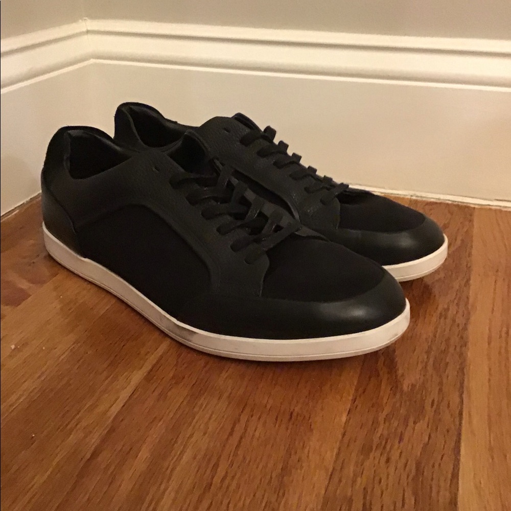 Calvin Klein, MENS, Blk Fashion Sneaker, Sz 10.5